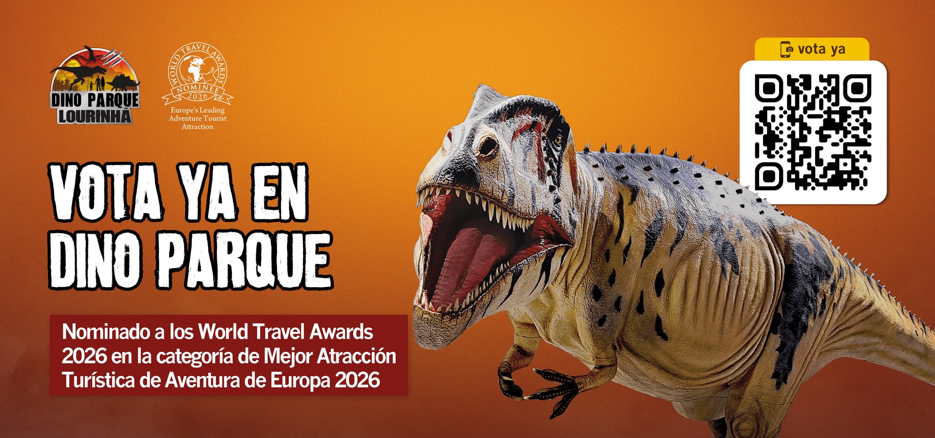 Dinossauro iluminado nas noites jurássicas, uma aventura noturna para toda a família